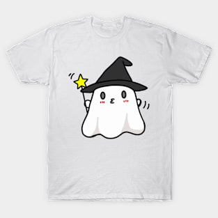 Cute Ghost Witch Halloween T-Shirt